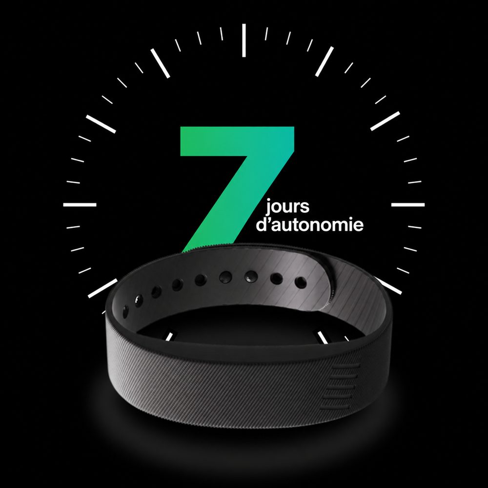 Bracelet VibSleep : jusqu'à 7 jours d'autonomie
