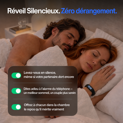 VibSleep : Réveillez-vous à l’heure, sans réveiller votre partenaire