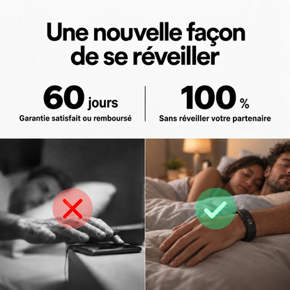 VibSleep : Réveillez-vous à l’heure, sans réveiller votre partenaire
