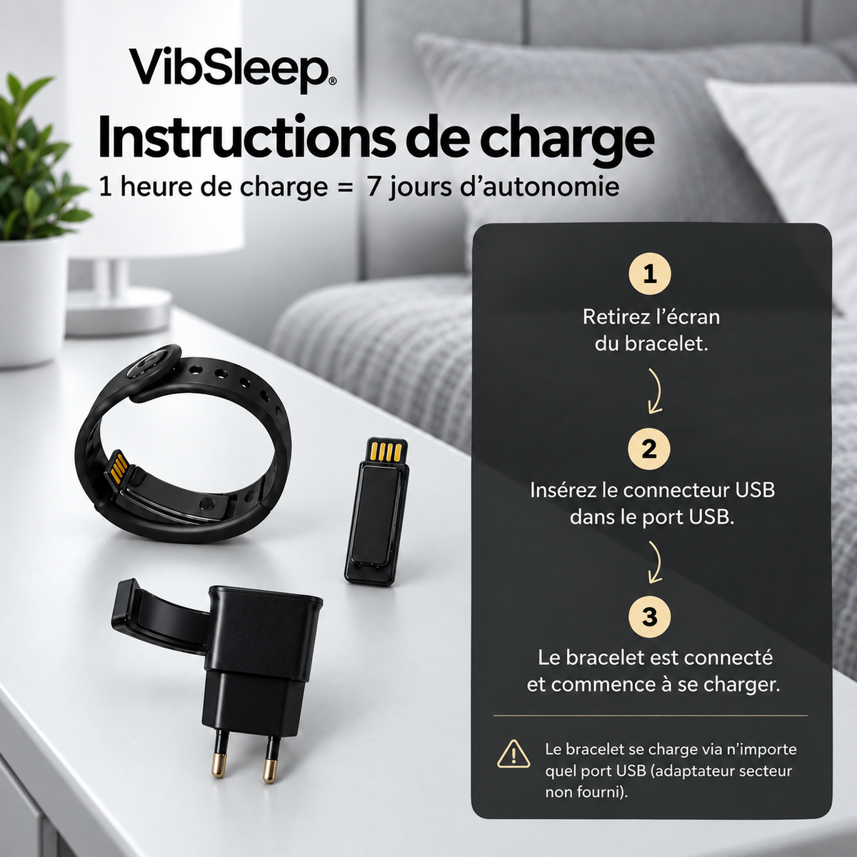VibSleep : Réveillez-vous à l’heure, sans réveiller votre partenaire