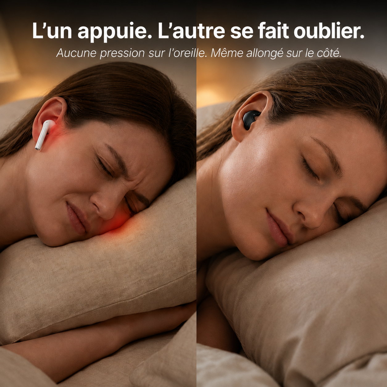 MindPods™ - Les écouteurs invisibles, légers et sans aucune gêne.