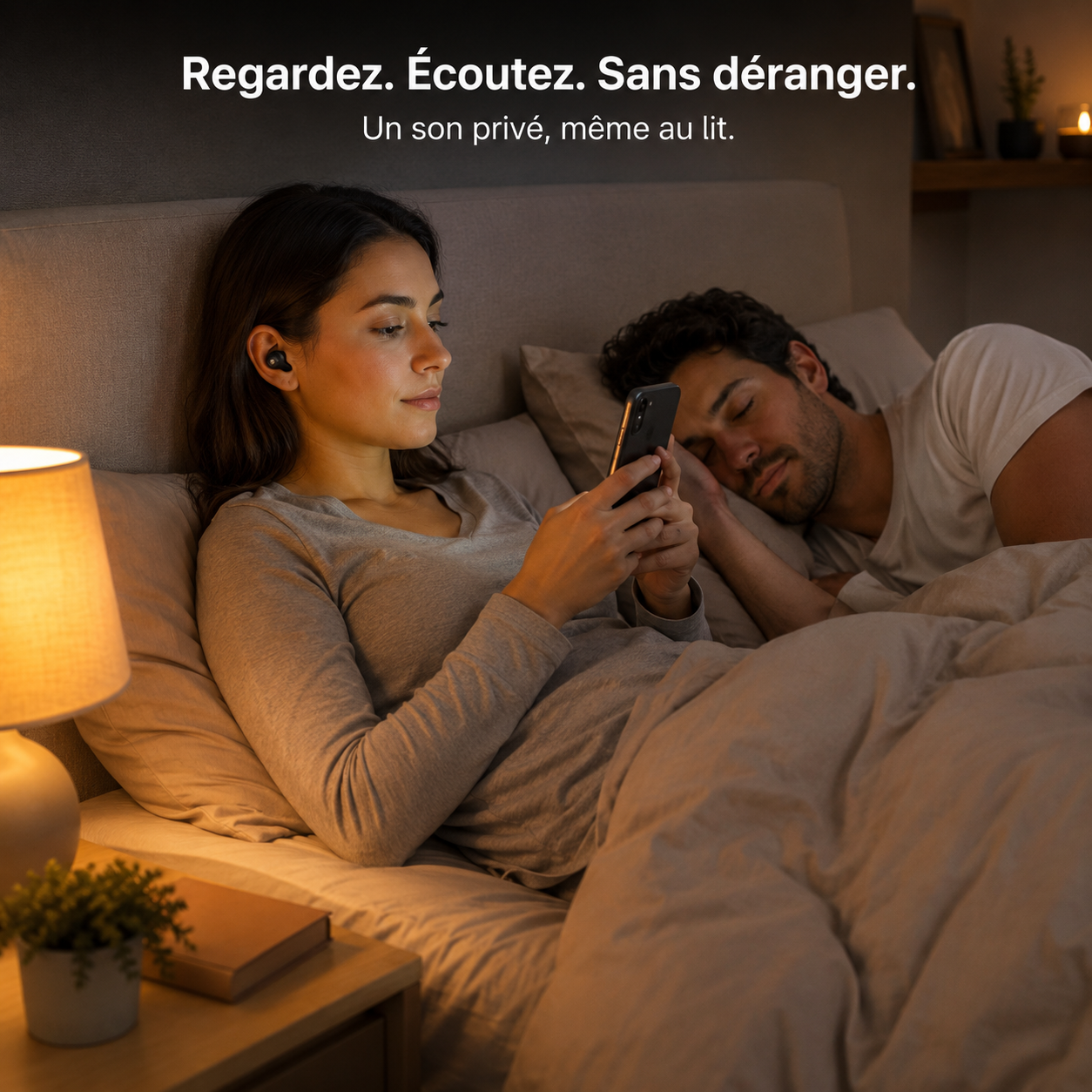 MindPods™ - Les écouteurs invisibles, légers et sans aucune gêne.