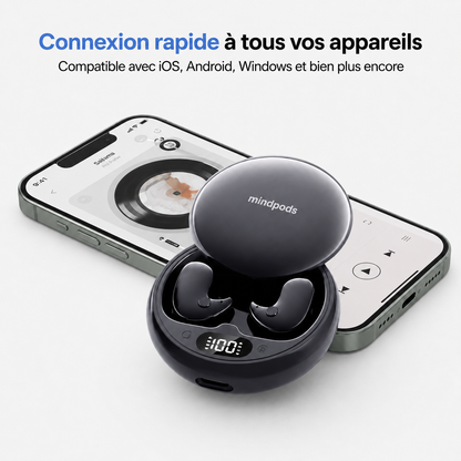 MindPods™ - Les écouteurs invisibles, légers et sans aucune gêne.