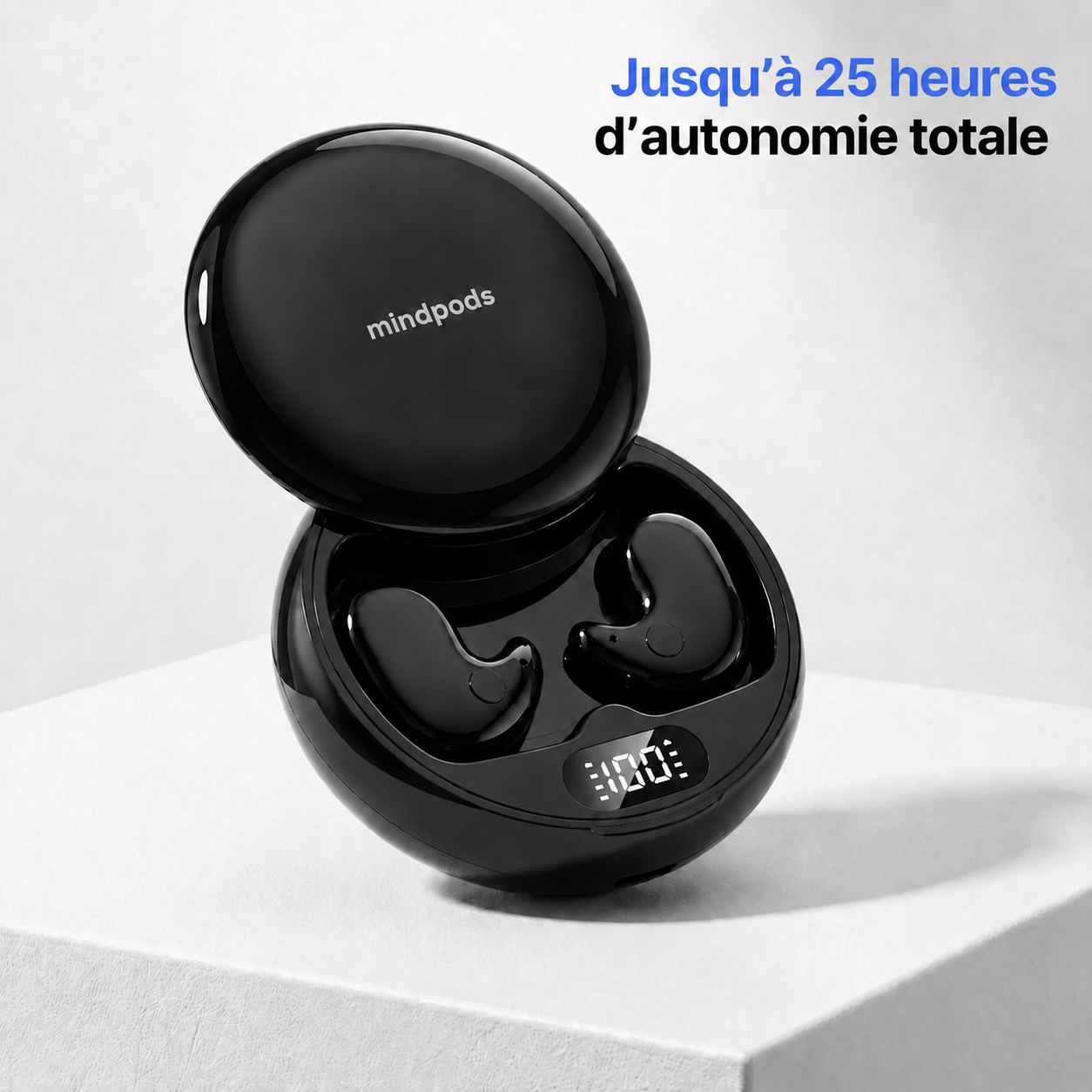 MindPods™ - Les écouteurs invisibles, légers et sans aucune gêne.
