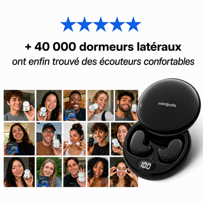 MindPods™ - Les écouteurs invisibles, légers et sans aucune gêne.